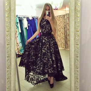 Casual Dresses White Black Floral Lace Maxi Dress 2024 Autumn Elegant Sexy Women Party Long Sleeve