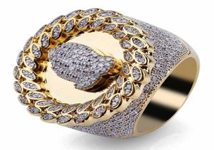 Mens Hip Hop lodowe pierścienie Nowe modne złoto modlitwa rąk biżuteria Wysokiej jakości symulacja diamentowa Ring9392530