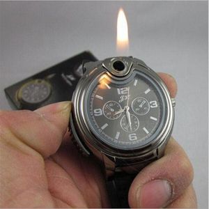 New Military Lighter Watch Men Quartz Refillable Butane Gas Cigar Watches 2018 Watches Top Brand Luxury business Quartz-watches 288J