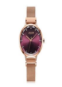 CWP 2021 Julius Watch Creative Tasarım Mıknatıs Paslanmaz Çelik Mesh Band Kadınlar039S Japonya Miyota Movt Moda Kuvars JA11435030969