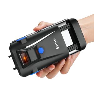 Scanners Eyoyo EY024 2D Bluetooth Barcode Scanner Telefone clipe de traseira no scanner portátil sem fio Bluetooth Recarregável Código de Código de Código