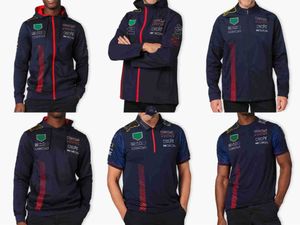 Roupas de ciclo Novo Fórmula 1 Racing Polo Supring Spring e Autumn Team Hoodie Breathable Dunde Hat Away Num 1 11 logotipo