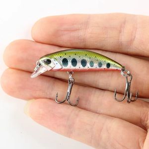 38 -мм 32G Mini Япония модель модели тонущей рыбалки Minnow Jerkbaits Peche искусственная приманка приманка для форели Bass Carp 240430