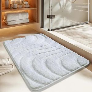 Carpets Thickened High-pile Bathroom Absorbent Floor Rug 2024 Yellow