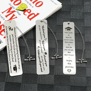 Graduation Blessing Bookmarks Metal School Supplies Gift For Book Lovers Teachers Classmates Stationery