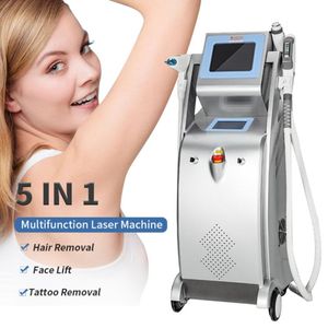 IPL -maskin Q Switched ND Yag Laser Tattoo Borttagning Skin Rejuvenation Machine Big Promotion Salon Beauty Equipment