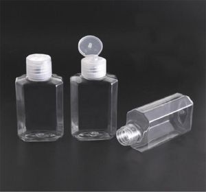 60 ml Plastik mit Desinfektionsmittel mit GLASTE HANDSEIL Seife Flüssige Alkoholflasche klar gepresstes Reiseflasche9575102