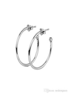 Hoop earrings S925 Sterling silver fits jewelry quality 297694 H94485321
