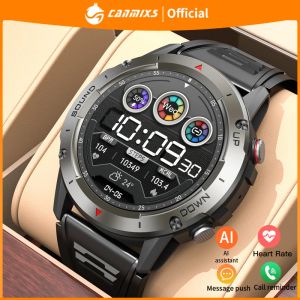 Zegarki CanMixs Smart Watch Mężczyźni Bluetooth Call IP68 Waterproof Fitness Tryby Zdrowie Custom Dial Sport Smartwatch Kobiety na Android iOS