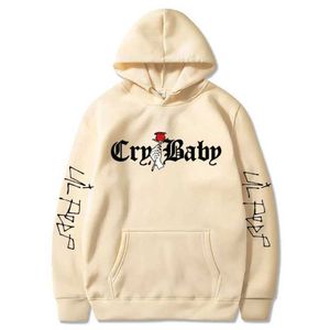 Мужские толстовок толстовок Lil Peep Harajuku Mens Hoodie Spring Fashion Street Clate