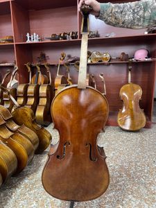 4/4 Cello Solid Spruce Top과 Maple Back Great Grain Maple 멋진 사운드