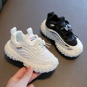 Sneakers 2022 Autumn New Boys Breathable Mesh Girls Anti slip Running Childrens Sports Shoes Q240506