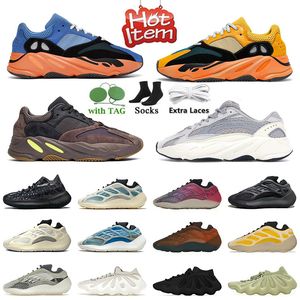 2024 Fashion Running Shoes 700 Women Mesh Flat Comforts White Sports Lace Up Mens V2 V3 Trainer Jogging Orange Black 380 Sneakers blu Runner di lusso Dhgate 36-46