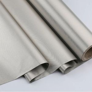 Fabric 1/2/5m EMF Shielding Silver Fabric Blocking RFID AntiRadiation Singal Wifi EMI EMP Diamond Grid Anti Demagnetization Cloth