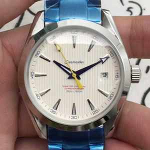 Designer Watch Reloj Watches AAA Automatic Mechanical Watch Oujia Haima White Three Needle hela automatisk mekanisk klocka Mekanisk klocka h