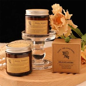 3pcs Candles Natural Plant Perfume Candles Candles Red Bayberry Ароматные фрукты ароматерапе