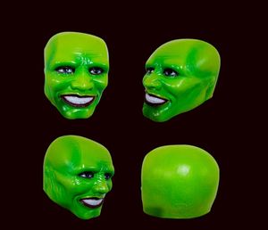 Halloween The Jim Carrey Cosplay Verde Verde costume da fantasia per adulti Faccia Halloween Masquerade Party Cosplay Film SH1909228729944