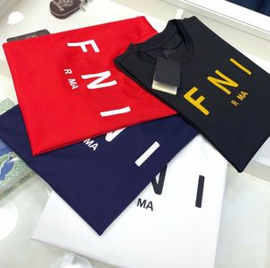 New spring and summer Paris designer new luxury fashion letter T-shirt, round neck short-sleeved casual men's and women's T-shirts