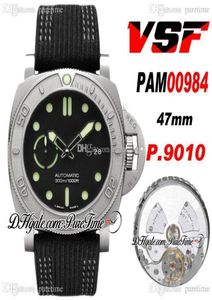 VSF 47mm VS984 P9010 P9010 Automatische Herren -Titanium -Hülle Schwarzes Zifferblatt VS00984 Nylon -Gurt 2021 Mike Horn Super Edition PTPM P2562353