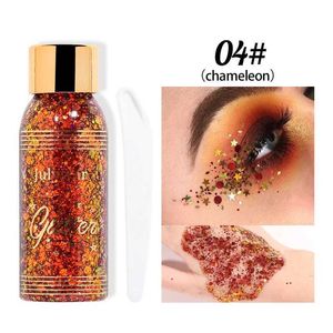 Madd Body Glitter com Smaar colher multifuncional olho de olho unhas cabelos corpo rosto glitter arte flash flash letwins Festival de creme déco d240503