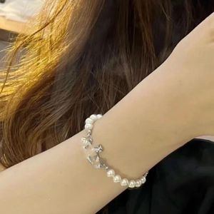 Exquisite bracelet women's classic high-quality pin Saturn pearl high-tech necklace