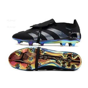 Мужчины дизайнерские футбольные ботинки Точность сапог+ элитный язык FG Boots Metal Spikes футбольные бутсы без лаки мягкой кожа розовый футбол EUR36-46 Размер 921