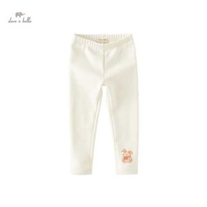 ズボンDave Bella Childrens and Womens Pants 2023 New Winter Casty Fashionかわいいぬいぐるみタイトなジーンズスポーツ屋外DK4237315L2403