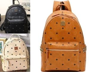 Neue Hot Designer Bag Designer Rucksack Männer und Frauen stilvolle Backpacks Schultasche Klassiker Reißverschluss Open und enge Leinwand Leder Rucksack