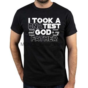 Мужские футболки смешной Бог-это мой отец Trats Summer Christian Иисус Библейский график Strtwear Короткий день рождения