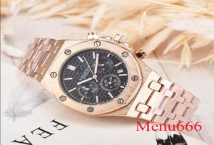 Zupełnie nowa moda sześć igieł Second Men039s kwarcowy zegarek ze stali nierdzewnej Pasek ze stali nierdzewnej Tial Casual Sportwatc7810848