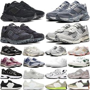 New Blances Woman Designer 9060 Scarpe da corsa uomini Donne 9060s 1906r 2002r 9 6 quarzo grigio grigio triplo nero piovoso nuvola di sale marino rosa sale bianco funghi neon 1906 sport da uomo