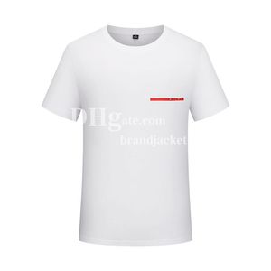 Brand Letter Printed Tees For Men Summer Loose Tops Plus Size Street Tshirt Pure Cotton Short Sleeve Designer Tanks For Teenager