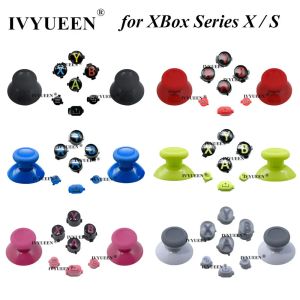 Alto -falantes Ivyueen para Xbox Series x S Core Controller Thumbsticks Abxy Exibir menu Compartilhar botões Mod Kit Substituição Gamepad Reparo peças de reparo