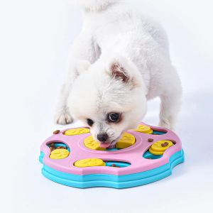 Alimentação sem escorregamento de cachorro lento tigela de gordura de animais de estimação Ajuda os brinquedos saudáveis para cães redondos para cães para comer alimentos de alimentos suprimentos para cães