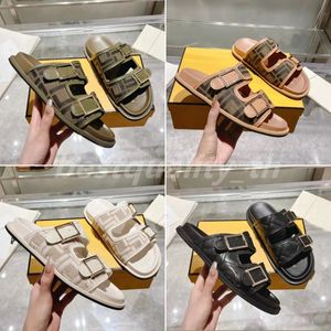 Designers tofflor känner sandaler män skor raffia dubbelband glid f tofflare kvinnor sandal bekväma mjuka plattskor halm glider par gummi tofflor