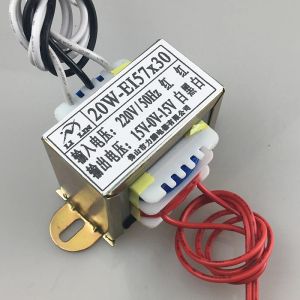 Förstärkare 20W Square Transformer 220V till 6V/9V/12V/15V/18V/24V/28V EI Transformator Power Förstärkares strömförsörjning kan anpassas