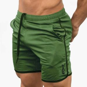 Mäns shorts Sommarmän Sport Running Shorts Training Soccer Tennis Workout Gym andas snabbt torrt utomhus jogging män elastiska shortsl2405