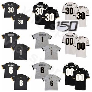 NCAA UCF Knights College 2 Otis Anderson Jersey Football 11 Dillon Gabriel 30 Greg McCrae 6 Marlon Williams 1 Jaylon Robinson Black Whi 317i