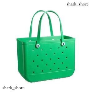 Summer Large Women Designer Beach Bags Bogg Bag Luxury Eva Tote Shopping Basket Bags Lady Storage Washable Beach Silicone Bog Bags Purse Eco Jelly Candy 772