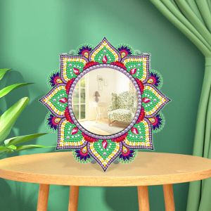 Стичка Новые 5D Diamond Painting Makeup Mircor Wind Wind Chimes Vishing Streamer Srill Drill Stickers Вышитые дамы ручной работы