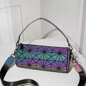 Shoulder Bags Designer Handbag For Women 2024 Geometry Wide Bag Ladies Round Crossbody Female Clutch Purses And Handbags
