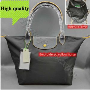 Combinente 2024 Capacidade de alta qualidade Bolsa barata lojas saccoche saco de atacado Hobo moda grande mulher branca mulher ombro de praia bolsa maquiagem nylon bfs1