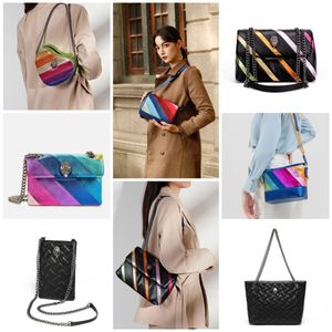 Designer Bag Cross Body Kurt Geiger Heart Bags Luxurys Handväska Shopping Rainbow Bag läder Kvinna axelband män bumbag resekedja klaff tote handväska koppling väska