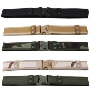 cessories Military style combat belt set quick release tactical belt fashionable mens canvas belt outdoor hunting and hiking tools J240506