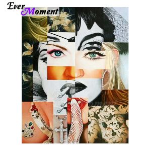 Stitch Ever Moment Diamond Painting 5D Funzionamento Full Square Full Picture di decorazione a mosaico ricamo a mano di strass a mano ASF1337