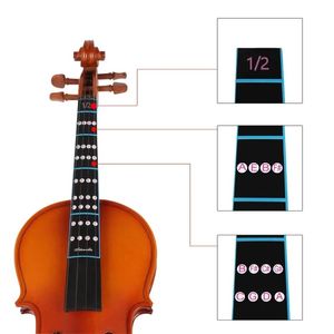 4/4 3/4 1/2 1/4 1/8 Storlek Violin Fingboard Sticker Fiddle Pitch Position Sticker No Lim Finger Position Stickers Accessories