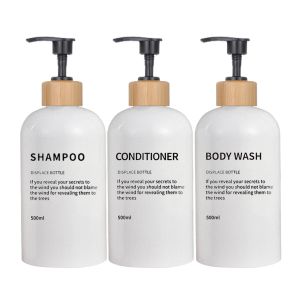 Dispensers 3 Pack Soap Dispenser Shampoo и кондиционер диспенсер для тела для мытья бутылки для душа.