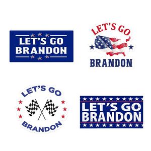 Cartoon Movie Stickers Lets Go Brandon Fun Смешная наклейка на бампер против фальсификации для автомобильных окон