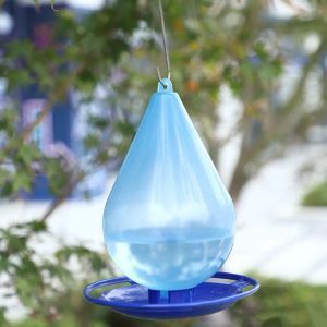 Alimentazione da 1 pc di mangiatoia per uccelli appendersi HummingBird Acqua di alimentazione Dispositivo di alimentazione selvaggia alimentazione per alimenti da esterno Contenitore per uccelli