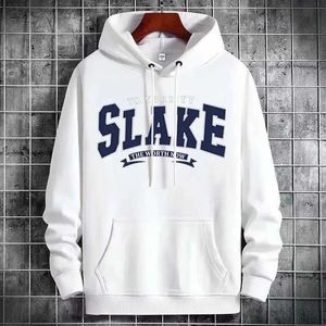 Men's Hoodies Sweatshirts Blue mens sportswear hoodie white hoodie hip-hop mens clothing Graphic S no brand free delivery low price new expression luxury Q240506